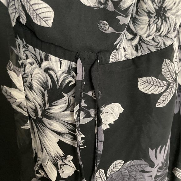 Summer floral high-low strapless dress - Picture 2 of 7